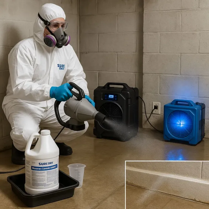 Sanitization and Odor Removal process in Sioux Center, IA